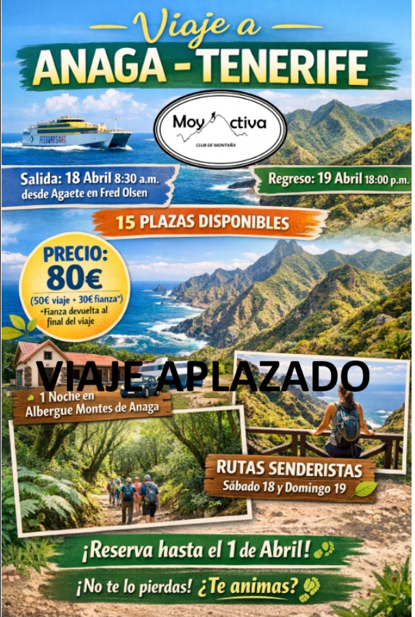 SENDERISMO - Montes de Anaga - TENERIFE