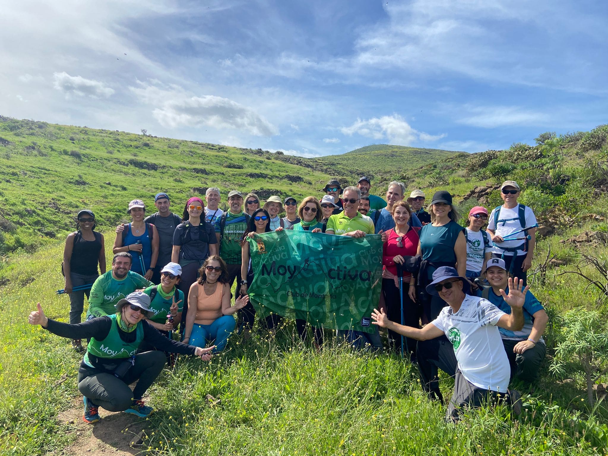 Magnfíco grupo en un día espectacular
