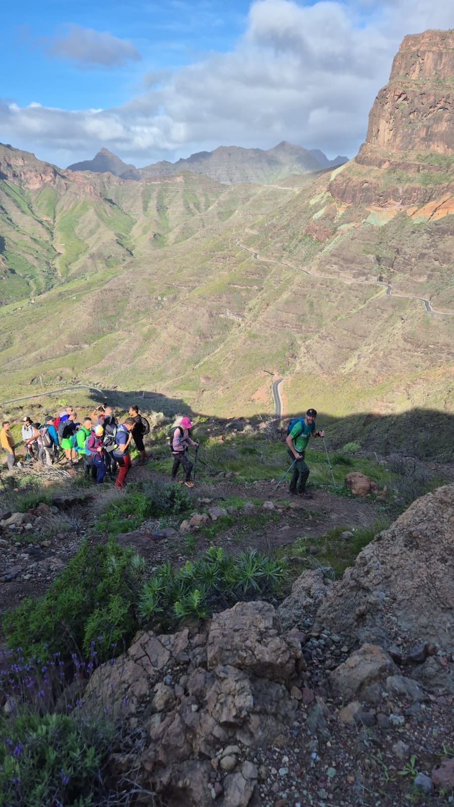 Asi fue el ascenso con buen desnivel