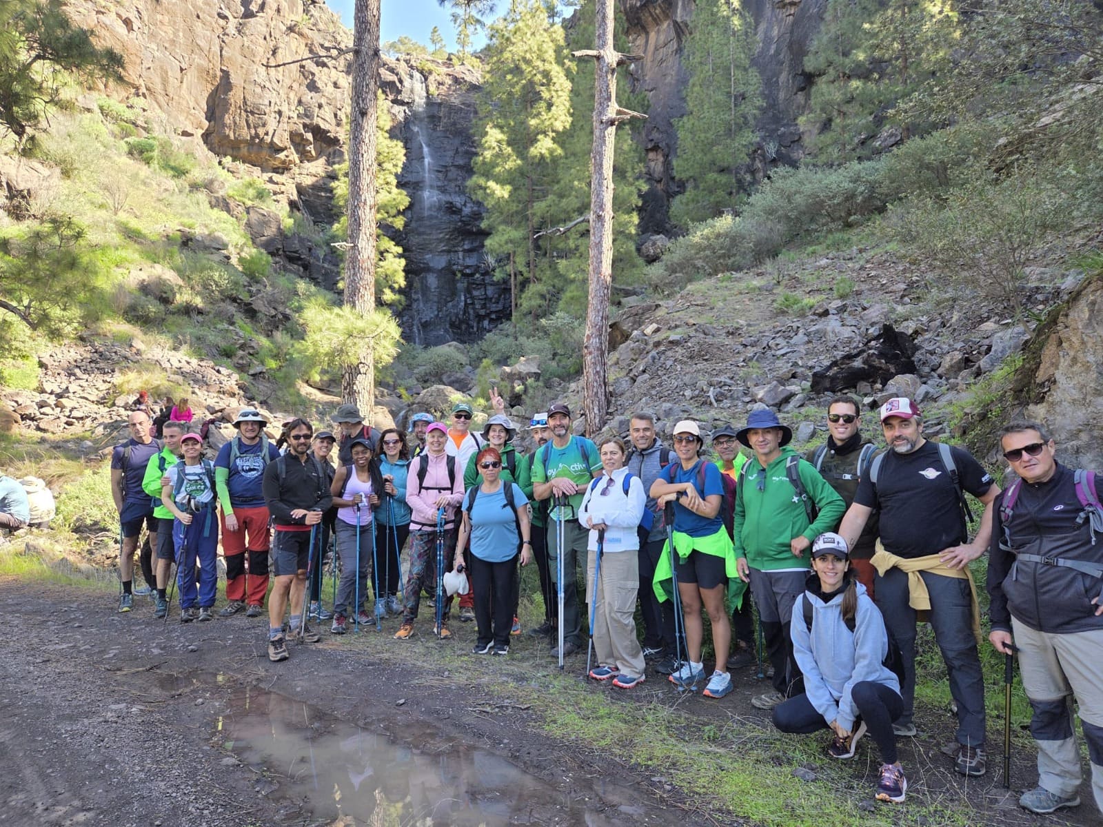 Nuestro  grupos siempre con una sonrilla